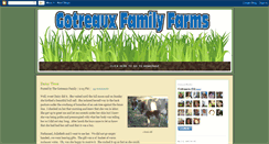 Desktop Screenshot of blog.gofamilyfarms.com