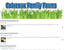 Tablet Screenshot of blog.gofamilyfarms.com